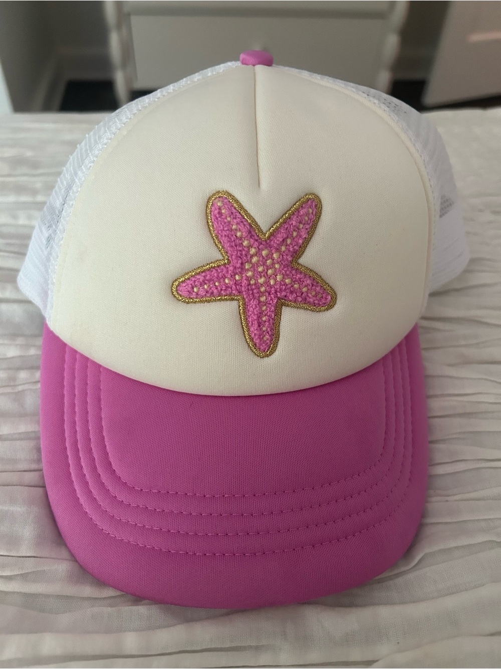 J. Crew Girls Patch Trucker Hat (M-L)